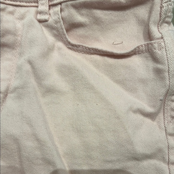 GAP Pink High-Waisted Denim Shorts - Picture 5 of 6